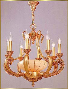 Alabaster Chandeliers Model: RL 1458-66